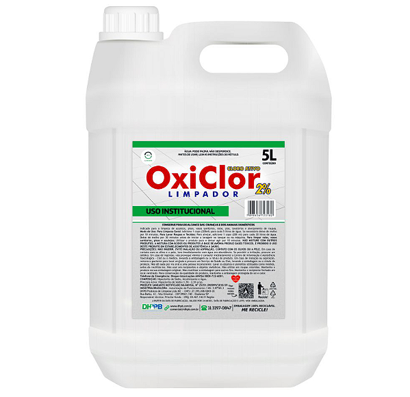 Limpador OxiClor 2% Cloro Ativo 5L