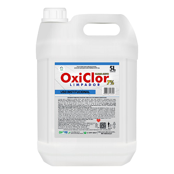 Limpador OxiClor 7% Cloro Ativo 5L