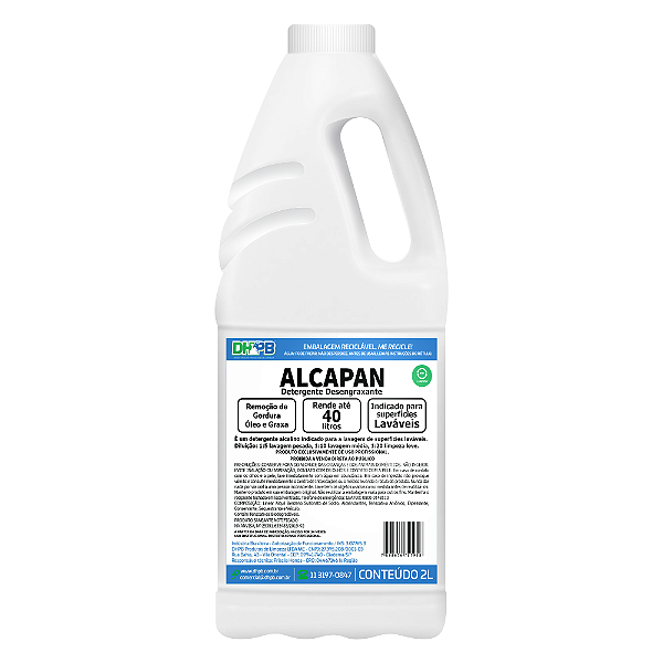 Detergente Desengraxante Alcapan DHPB 2L