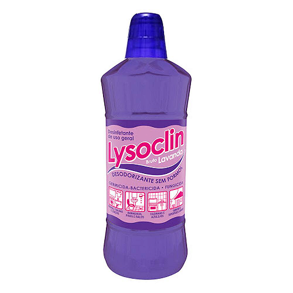 Desinfetante Líquido Lysoclin Lavanda 1L