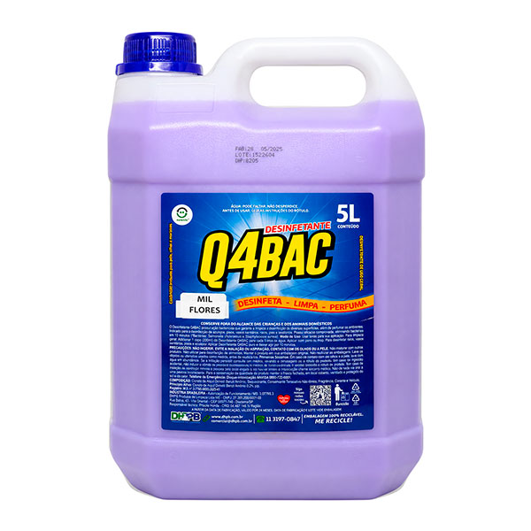 Desinfetante Q4BAC Mil Flores 5L