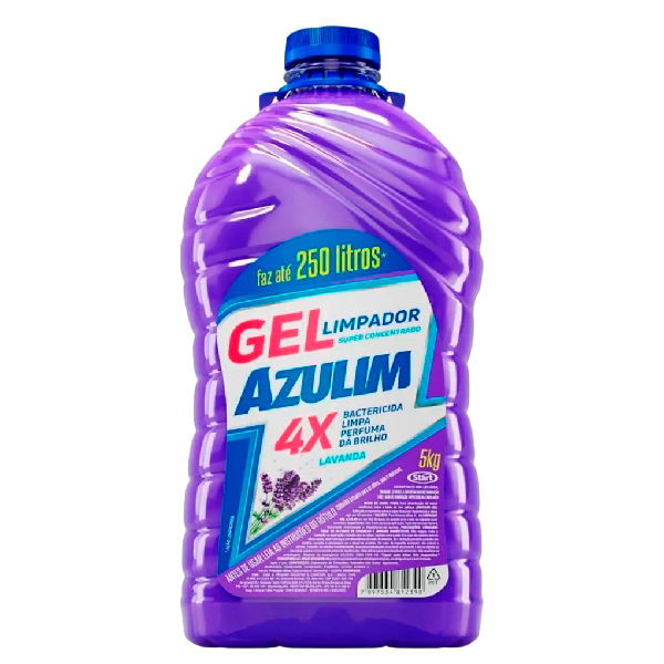 Desinfetante Gel Limpador Super Concentrado Lavanda Azulim 5L