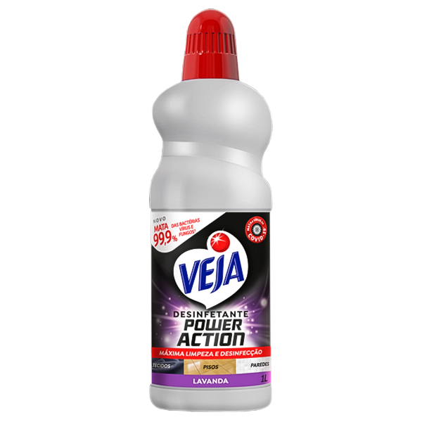 Desinfetante Veja Power Action Lavanda 1L