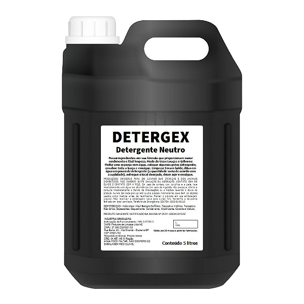 Detergente Líquido Detergex 5L