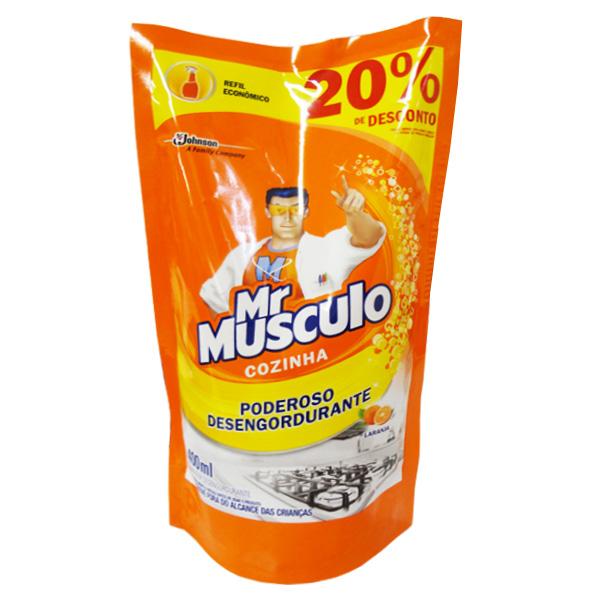 Desengordurante Mr. Músculo Cozinha Laranja Sachet c/ 400mL