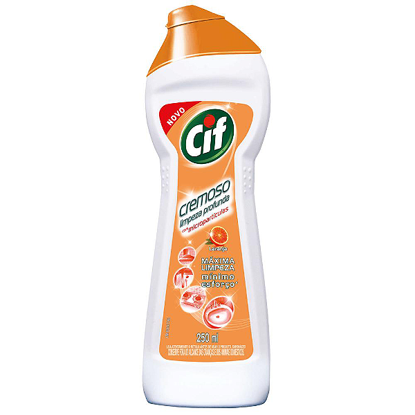 Saponáceo Cremoso Cif Laranja c/ 250mL