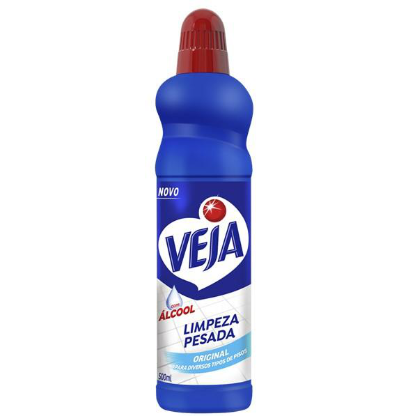 Limpador Veja Limpeza Pesada com Álcool Original 500ml