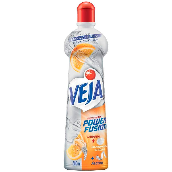 Limpador Veja Multiuso Power Fusion Laranja Squeeze 500ml