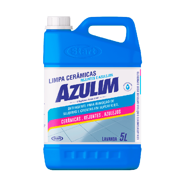 Limpa Cerâmicas, Rejuntes e Azulejos Lavanda Azulim 5L