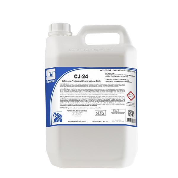 Limpador Desincrustante Ácido CJ-24 SPARTAN 5L