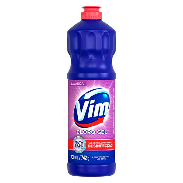 Cloro Gel Vim Lavanda 700ml