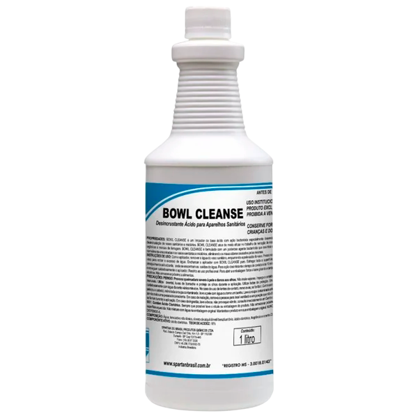 Limpador Desincrustante p/ Vaso Sanitário Bowl Cleanse SPARTAN 1L