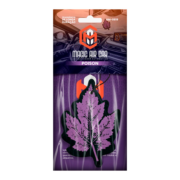 Aromatizador Automotivo Magic Air Folha Poison 1un
