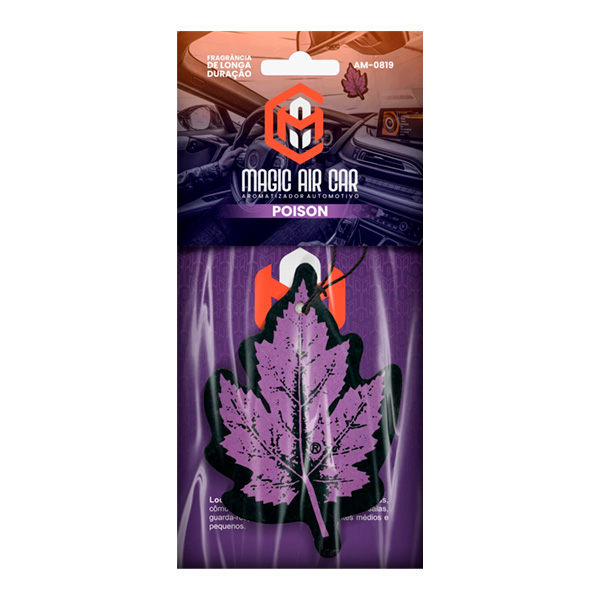 Aromatizador Automotivo Magic Air Folha Poison 1un