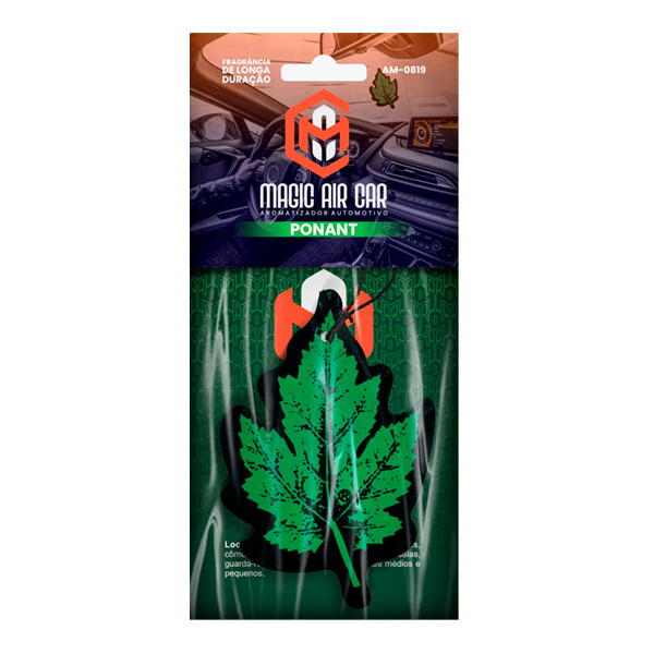 Aromatizador Automotivo Magic Air Folha Ponant 1un
