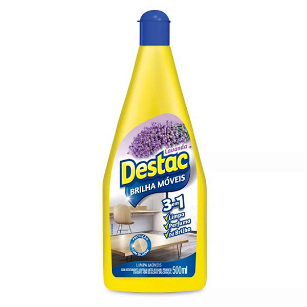 Lustra Móveis Destac Lavanda 500ml
