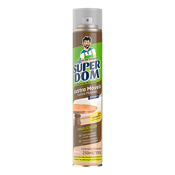 Lustra Móveis Aerosol DomLine 250ml