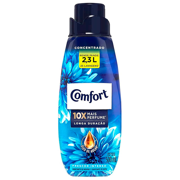 Amaciante Concentrado Comfort Intense Frescor Intenso 500ml