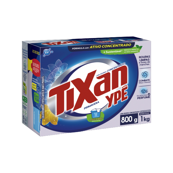 Detergente em Pó Tixan Primavera Caixa 800g