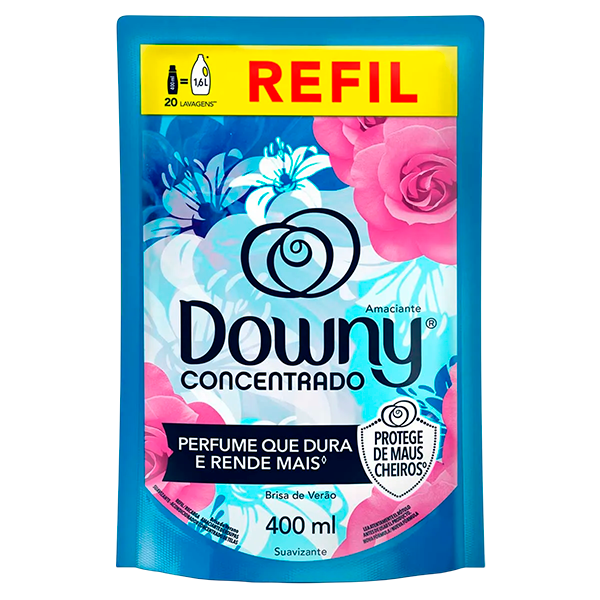 Amaciante Concentrado Downy Brisa de Verão Sachet 400ml