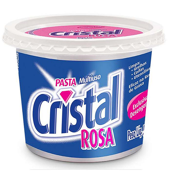 Sabão em Pasta Multiuso Cristal Rosa 500g