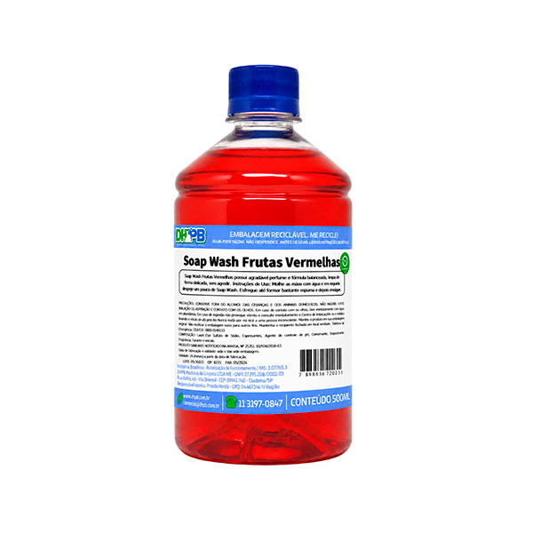 Soap Wash Frutas Vermelhas DHPB 500ml