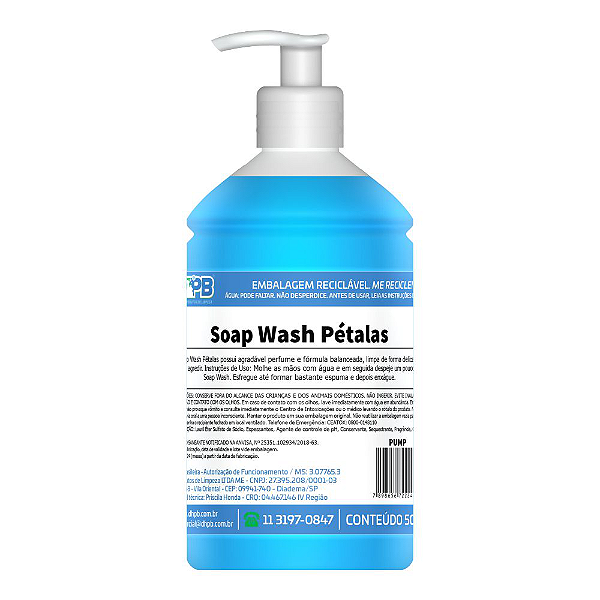 Saboneteira Soap Wash Pétalas DHPB 500ml