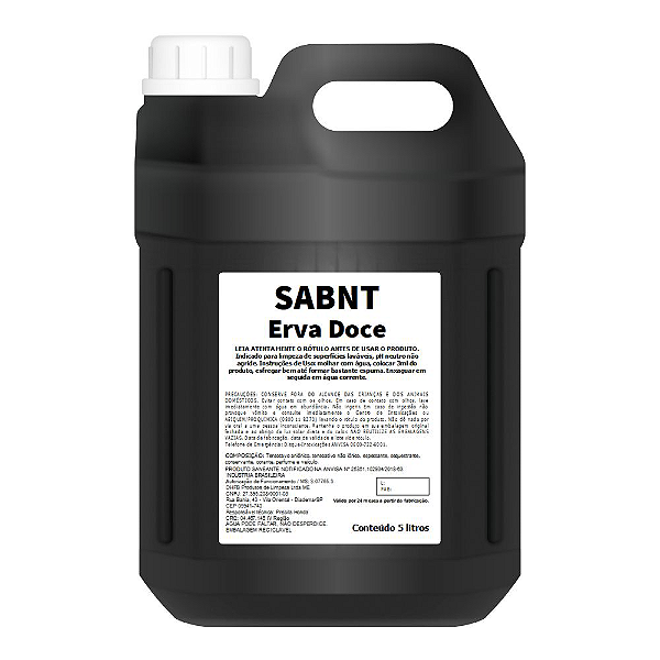 SABNT Sabonete Liquido Erva Doce 5L