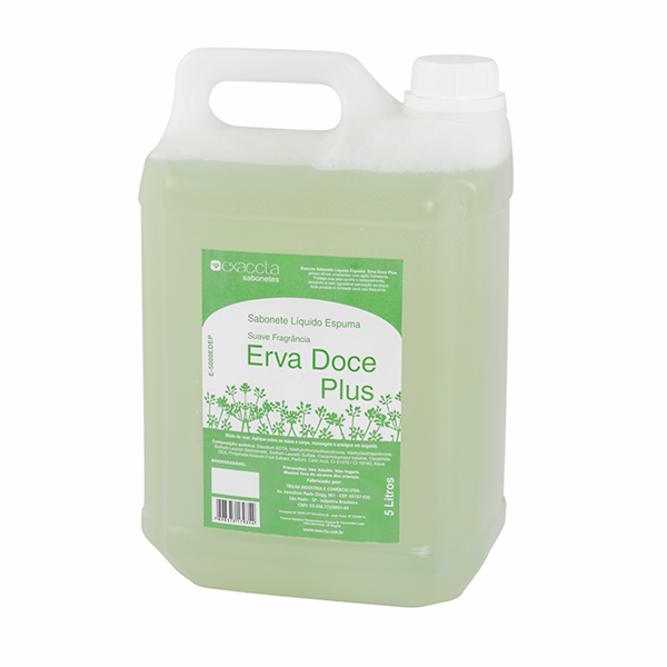 Sabonete Espuma Erva Doce Plus Exaccta 5L