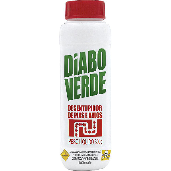 Desentupidor Granulado Diabo Verde 300g