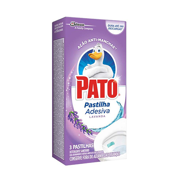 Pastilha Adesiva Pato Lavanda c/ 3un