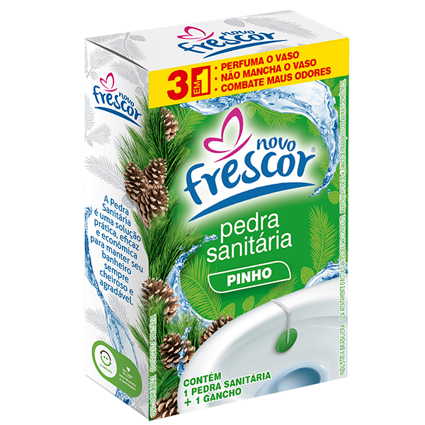 Pedra Sanitária Novo Frescor Pinho 22g