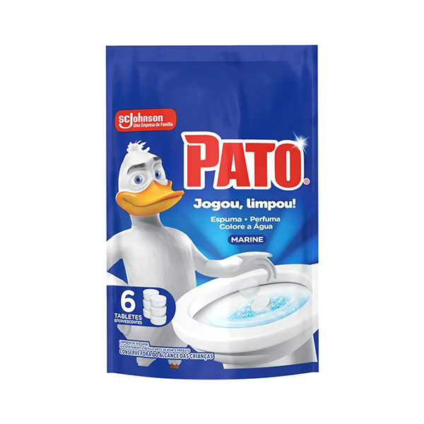 Limpador Sanitário Pato Tabletes Efervescentes c/6un