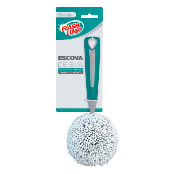Escova Eva Lava Taças e Copos Baixos Flash Limp 1un Ref.: ESP6224