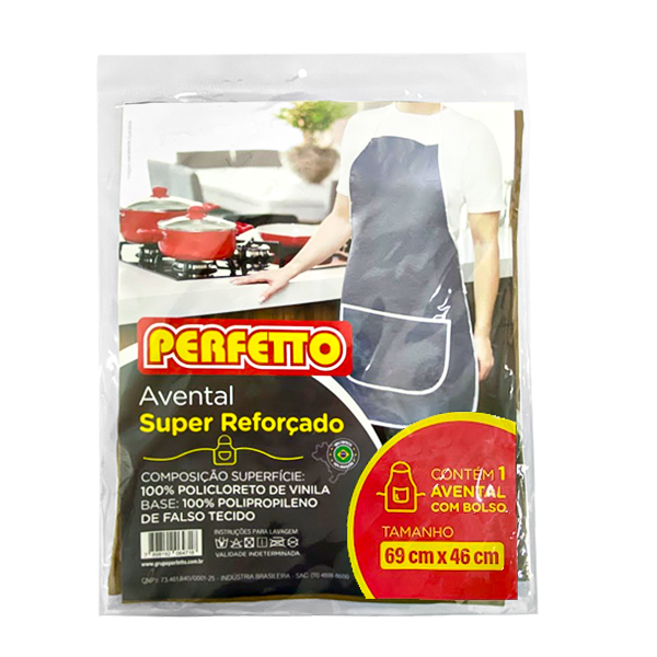 Avental Super Reforçado (69cm x 46cm) Perfetto 1un