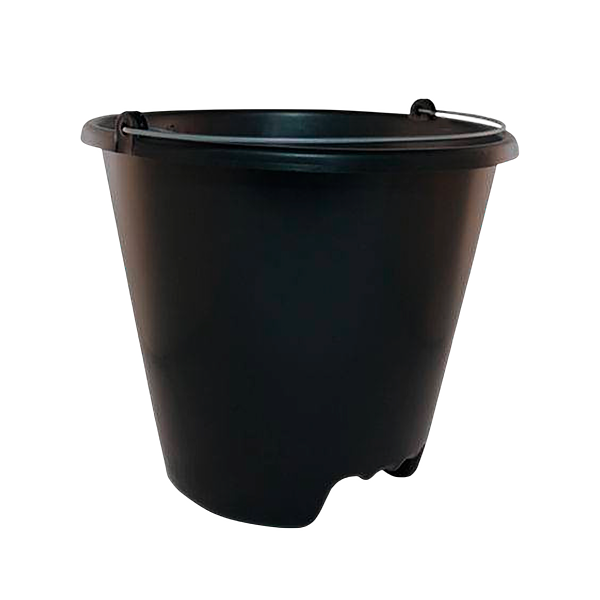 Balde Plástico 20L p/ Concreto Preto Plasnew Ref.: 278