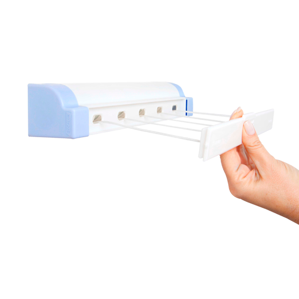Varal Automático Rotoflex Branco com 5 cordas de 4,1m cada Secalux 1un Ref.: 81020