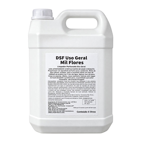 DSF Desinfetante Uso Geral Mil Flores 5L