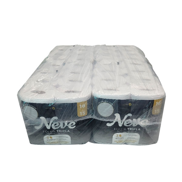 (FARDO) Papel Higiênico Neve Supreme Folha Tripla 4x16 de 20m
