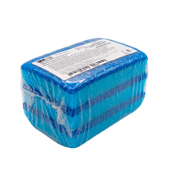 Esponja Antiaderente Não Risca Scotch Brite c/3un Azul