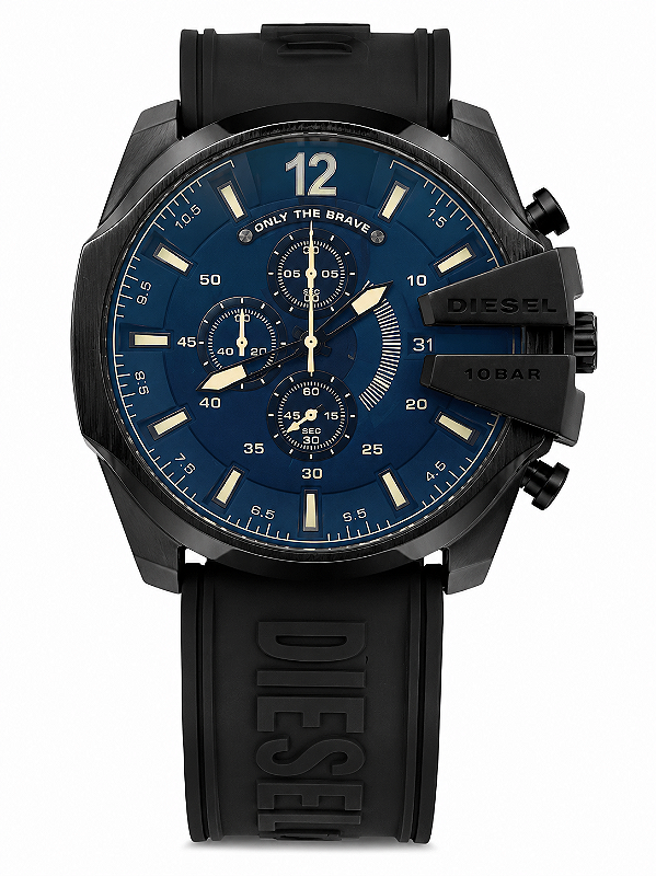 Relógio Diesel Mega Chief Blue Dial Black | Premium