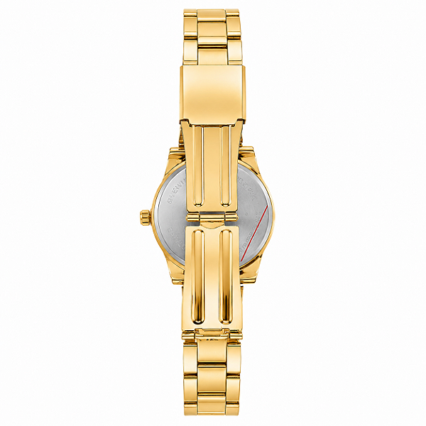 Relogio Allyjane Classic Gold Algarismos Romanos