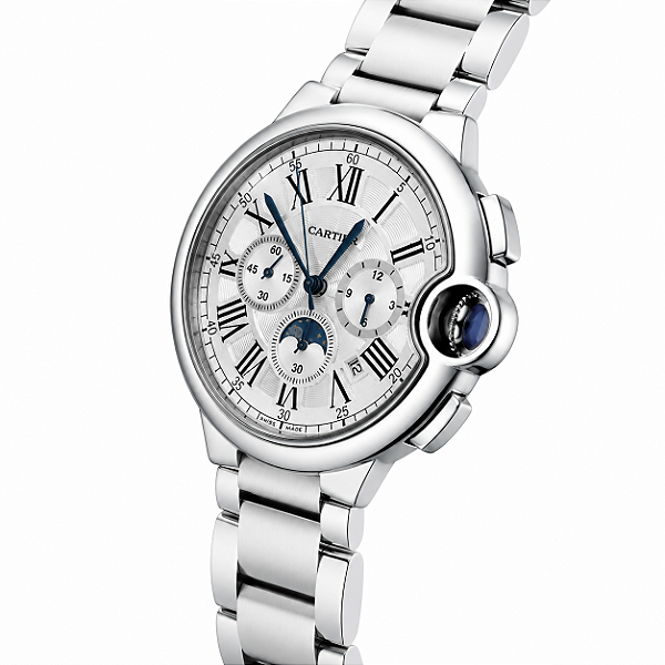 Relogio Cartier Ballon Bleu Chronograph aço Premium