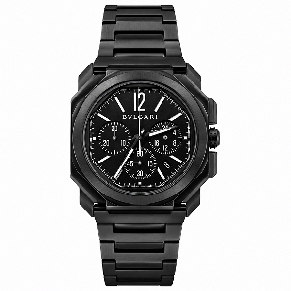Relogio Bvlgari Octo l'Originale Chronograph Full Black