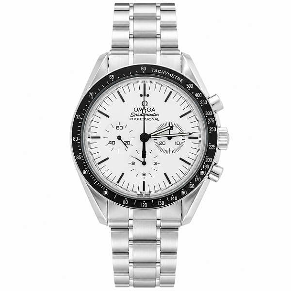 Relogio Omega Speedmaster Professional White Dial aço
