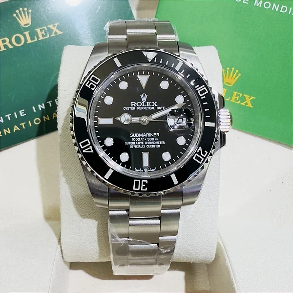 Relógio Rolex Submariner Date Preto