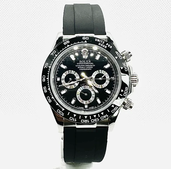 Relógio Rolex Daytona Oyster Flex Ouro Branco