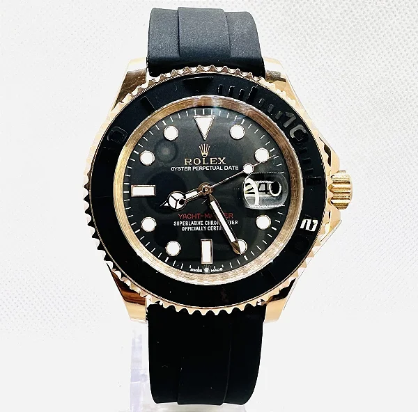 Relógio Rolex Yacht-Master Everose Oyster Flex