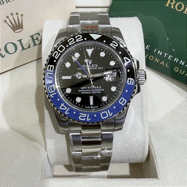 Relógio Rolex GMT-Master II Batman Oyster