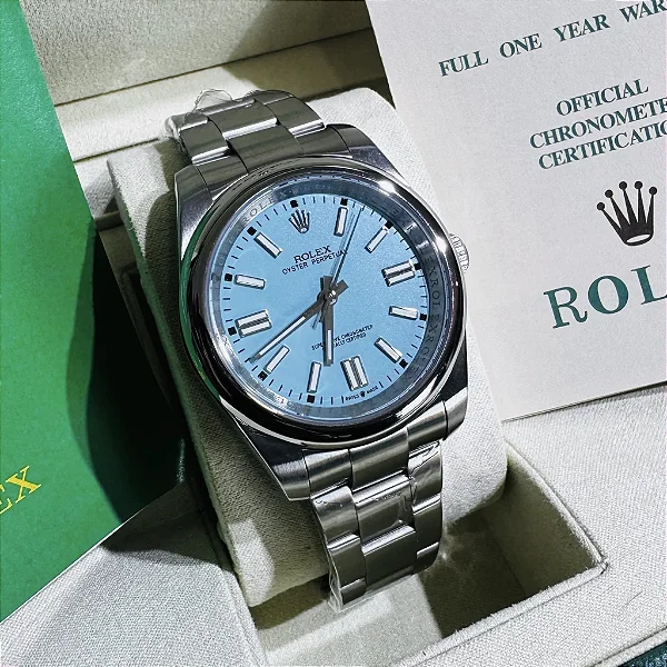 Relógio Rolex Oyster Perpetual Tiffany